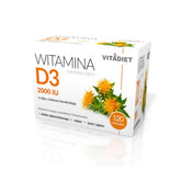 Akavit Vitamin D3 2000 IE 120 Kapseln VITADIET - Biogo.de